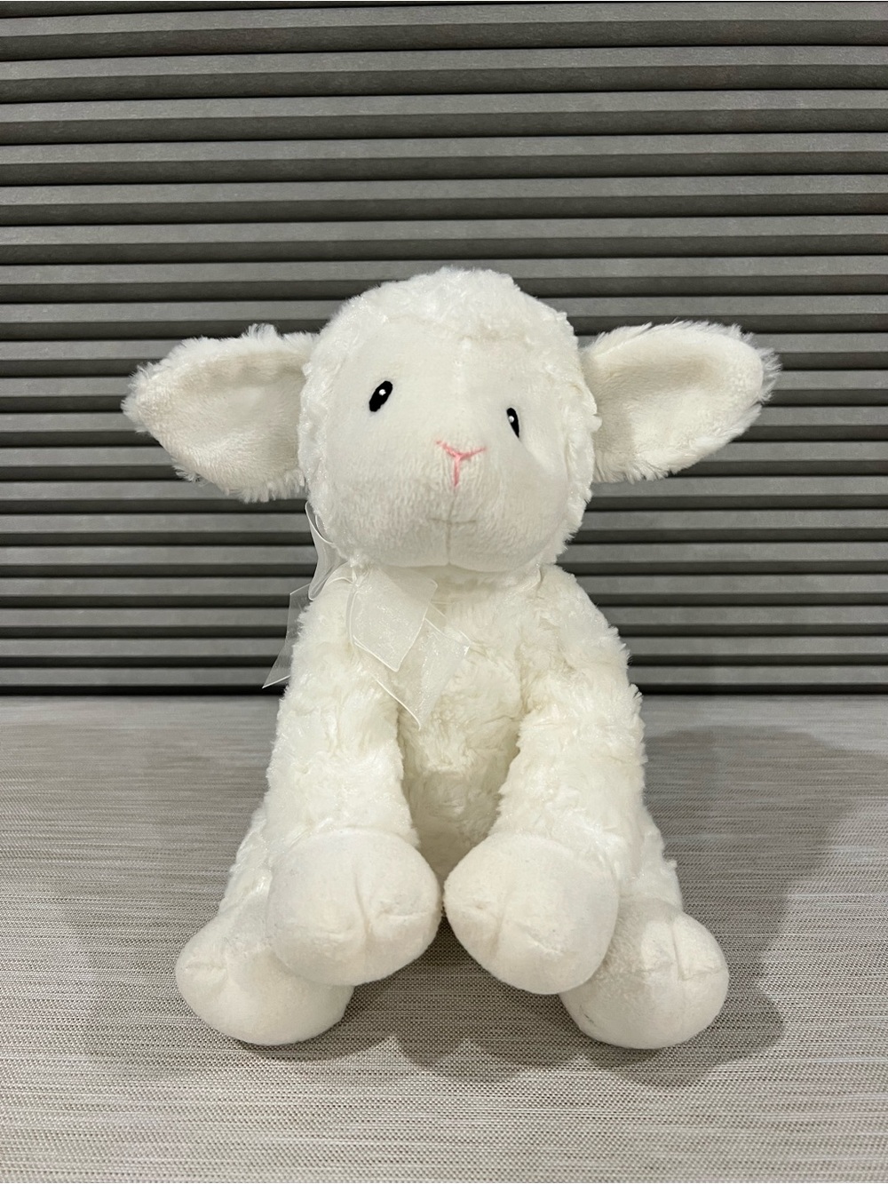 Baby GUND White Plush Lamb Stuffed Animal